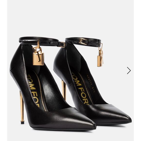 Tom Ford Shoes - Tom ford padlock pumps size 38 NWT in box with dustbags